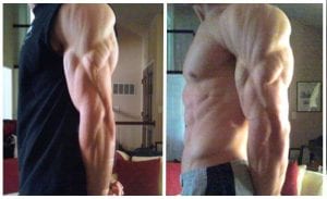 shredded arms